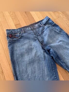 Vintage Pelle Pelle Jeans Y2K Denim Hip Hop Baggy Wide Leg 42x34